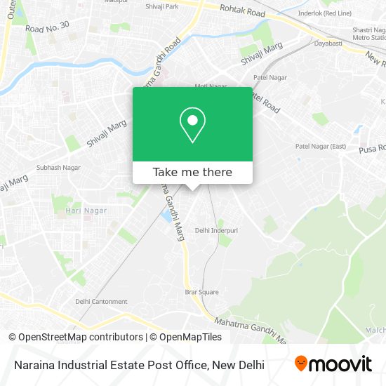Naraina Industrial Estate Post Office map