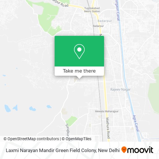 Laxmi Narayan Mandir Green Field Colony map