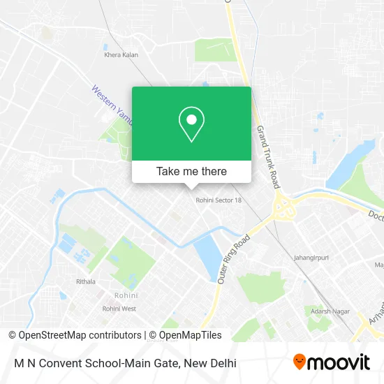 M N Convent School-Main Gate map