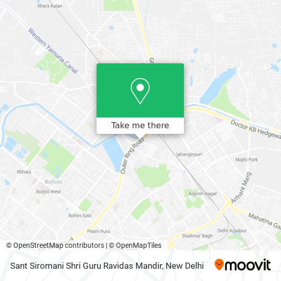 Sant Siromani Shri Guru Ravidas Mandir map