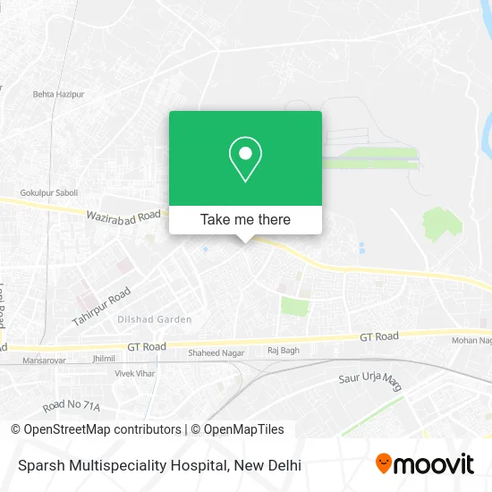 Sparsh Multispeciality Hospital map
