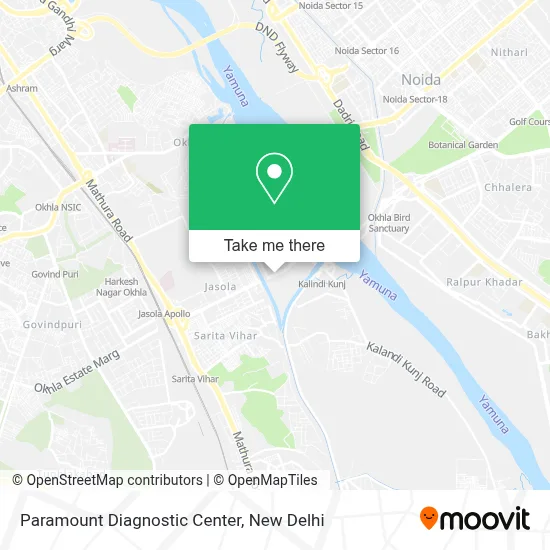 Paramount Diagnostic Center map