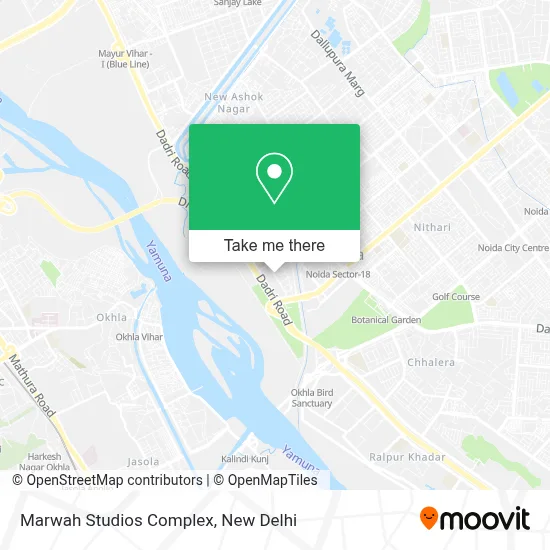 Marwah Studios Complex map