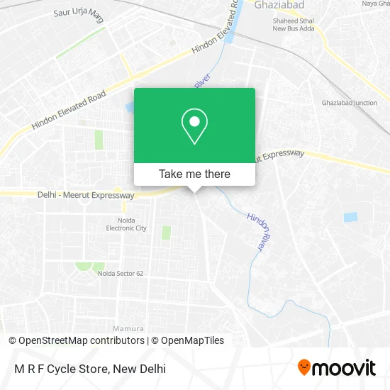 M R F Cycle Store map