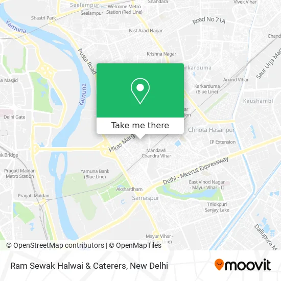 Ram Sewak Halwai & Caterers map