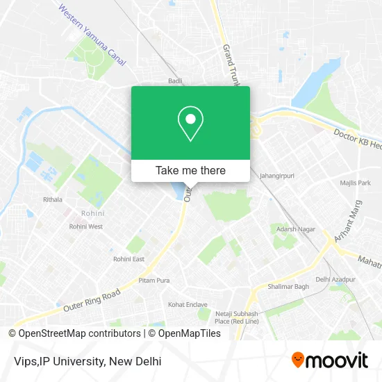 Vips,IP University map