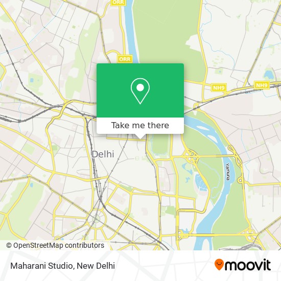 Maharani Studio map