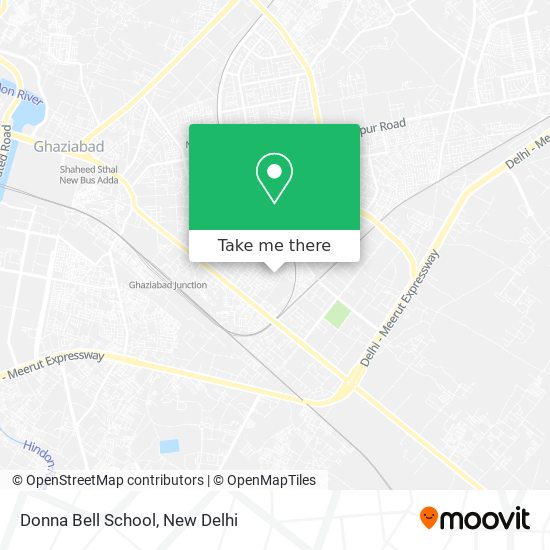 Donna Bell School map