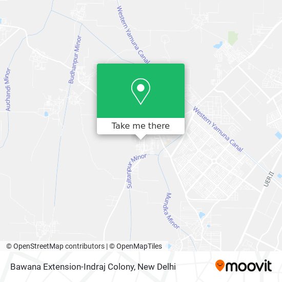 Bawana Extension-Indraj Colony map