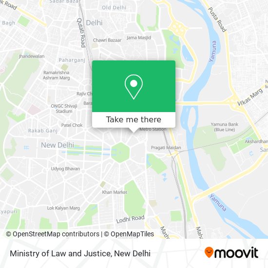 Ministry of Law and Justice map
