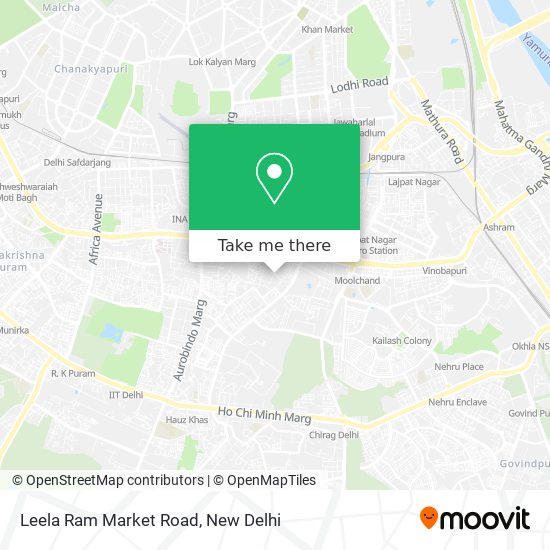 Leela Ram Market Road map