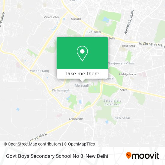 Govt Boys Secondary School No 3 map