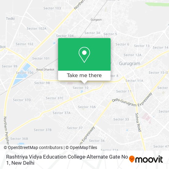 Rashtriya Vidya Education College-Alternate Gate No 1 map