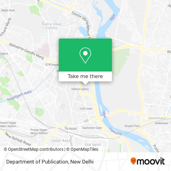Department of Publication map