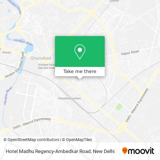 Hotel Madhu Regency-Ambedkar Road map