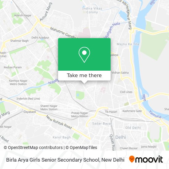 Birla Arya Girls Senior Secondary School map