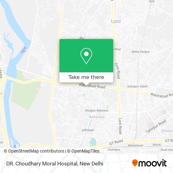 DR. Choudhary Moral Hospital map