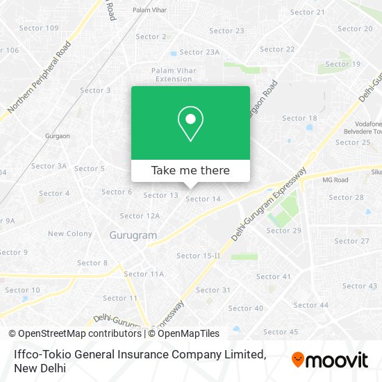 Iffco-Tokio General Insurance Company Limited map