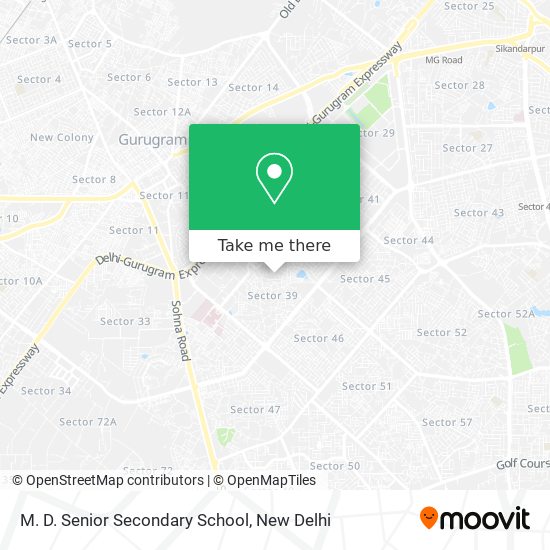 M. D. Senior Secondary School map