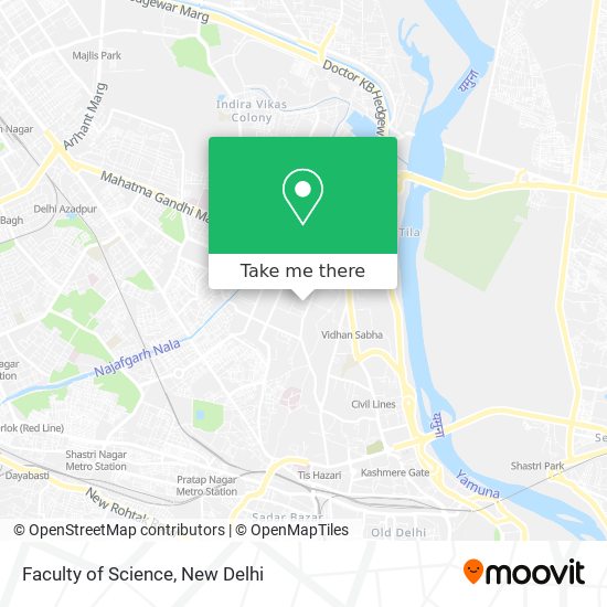 Faculty of Science map