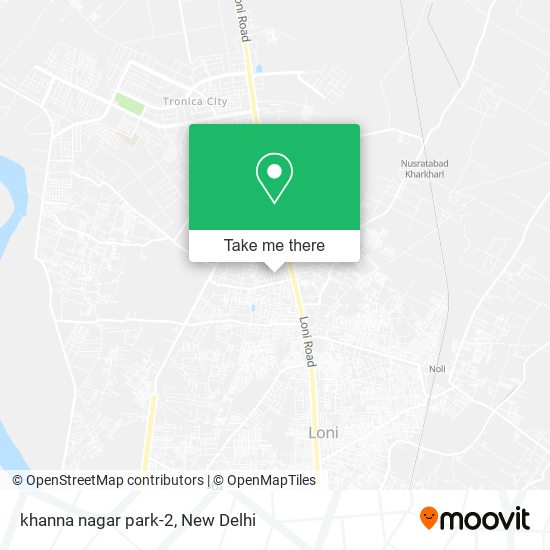 khanna nagar park-2 map