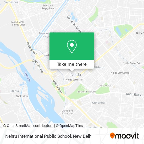 Nehru International Public School map