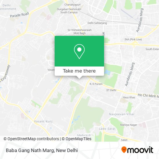 Baba Gang Nath Marg map