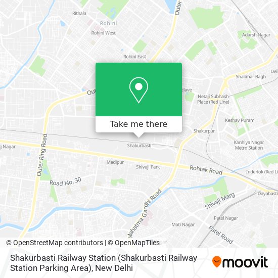 Shakurbasti Railway Station (Shakurbasti Railway Station Parking Area) map