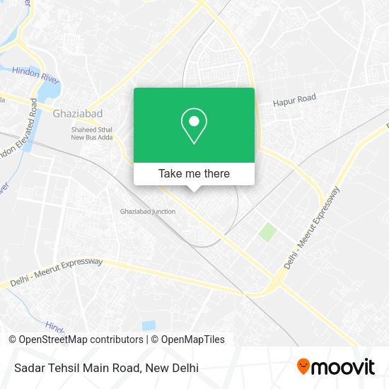 Sadar Tehsil Main Road map