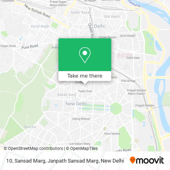 10, Sansad Marg, Janpath Sansad Marg map