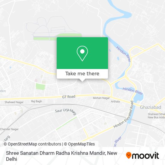 Shree Sanatan Dharm Radha Krishna Mandir map