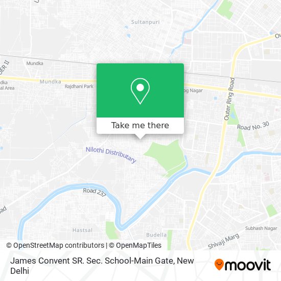 James Convent SR. Sec. School-Main Gate map