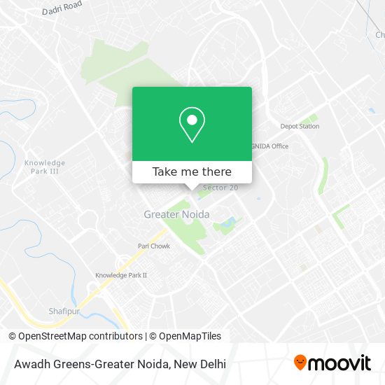 Awadh Greens-Greater Noida map