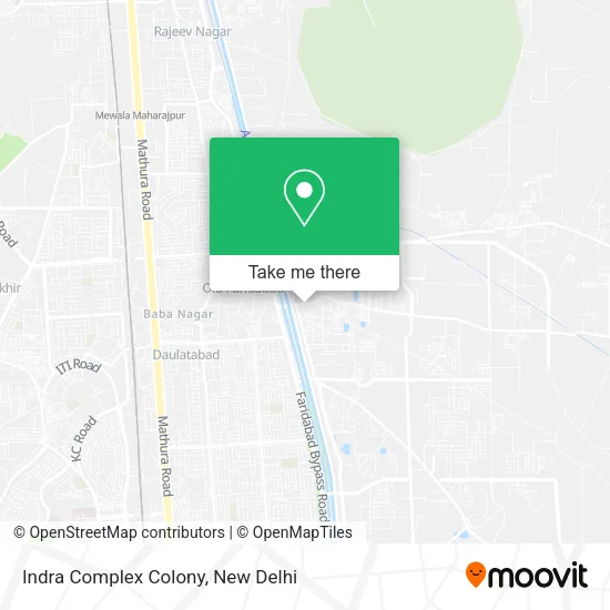 Indra Complex Colony map