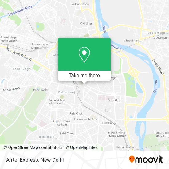 Airtel Express map