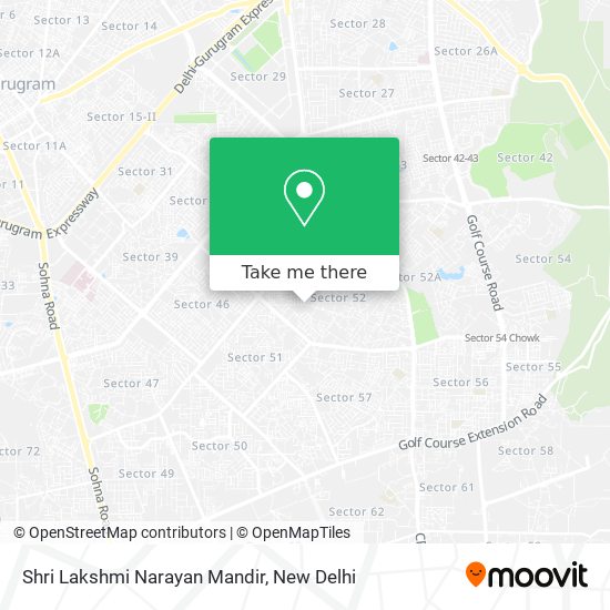 Shri Lakshmi Narayan Mandir map