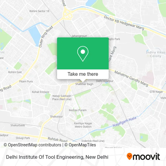 Delhi Institute Of Tool Engineering map