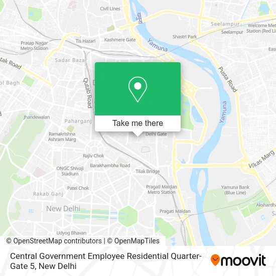Central Government Employee Residential Quarter-Gate 5 map
