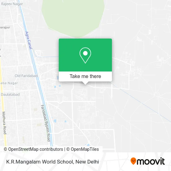 K.R.Mangalam World School map