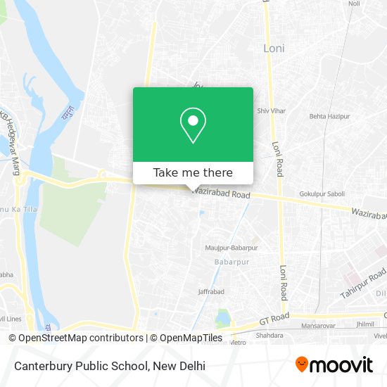 Canterbury Public School map