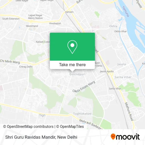 Shri Guru Ravidas Mandir map