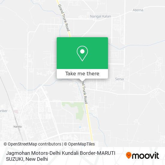 Jagmohan Motors-Delhi Kundali Border-MARUTI SUZUKI map