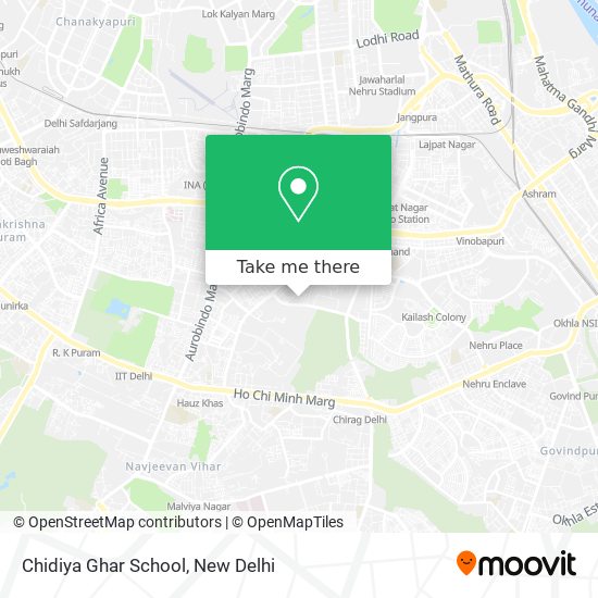 Chidiya Ghar School map