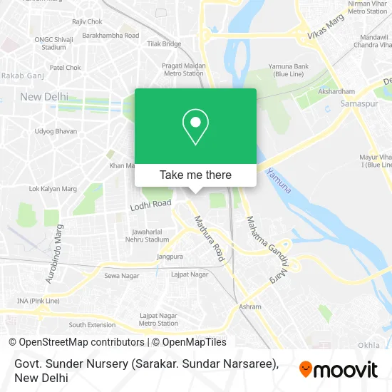 Govt. Sunder Nursery (Sarakar. Sundar Narsaree) map