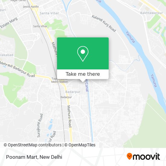 Poonam Mart map