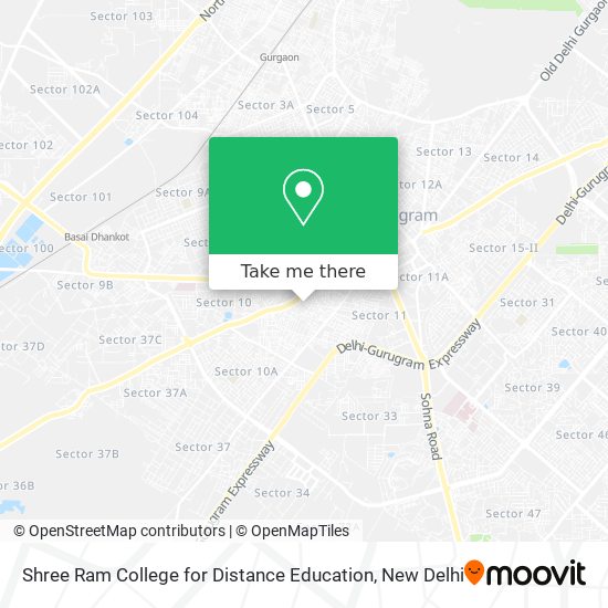 Shree Ram College for Distance Education map