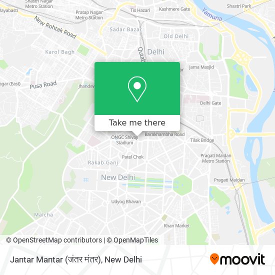Jantar Mantar (जंतर मंतर) map