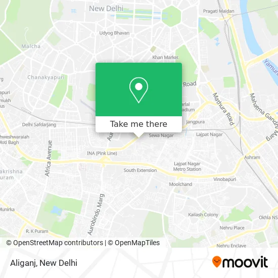 Aliganj map