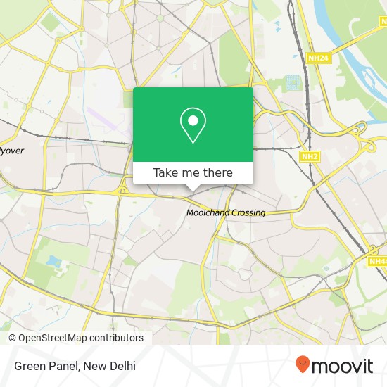 Green Panel map