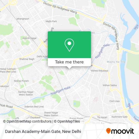 Darshan Academy-Main Gate map